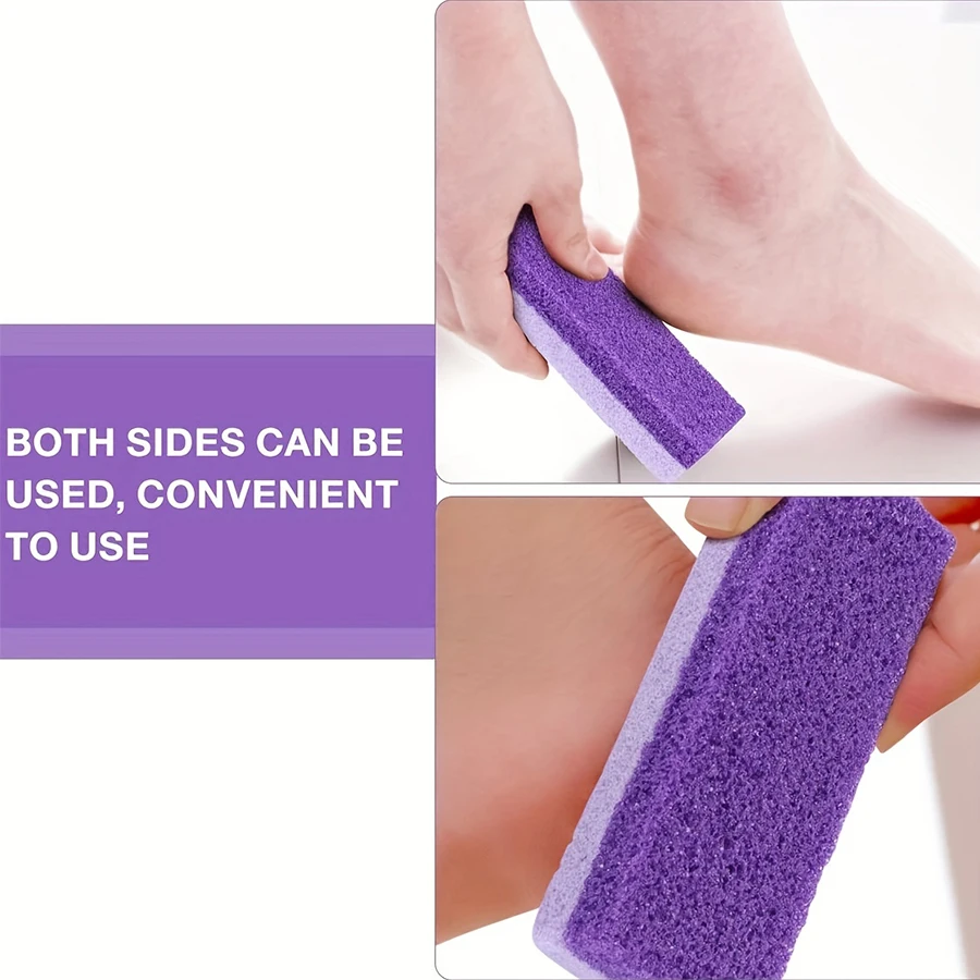 1/2/4 Pcs Pumice Foot File, Exfoliating File, Dead Skin Scrub Exfoliation, Foot Exfoliation, Pedicure Tools, Foot Care