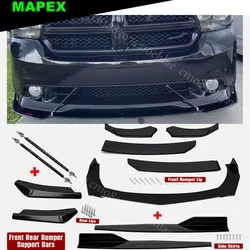 For Dodge Durango Front Rear Bumper Lip Spoiler Splitter Body Kit Side Skirt Glossy Black