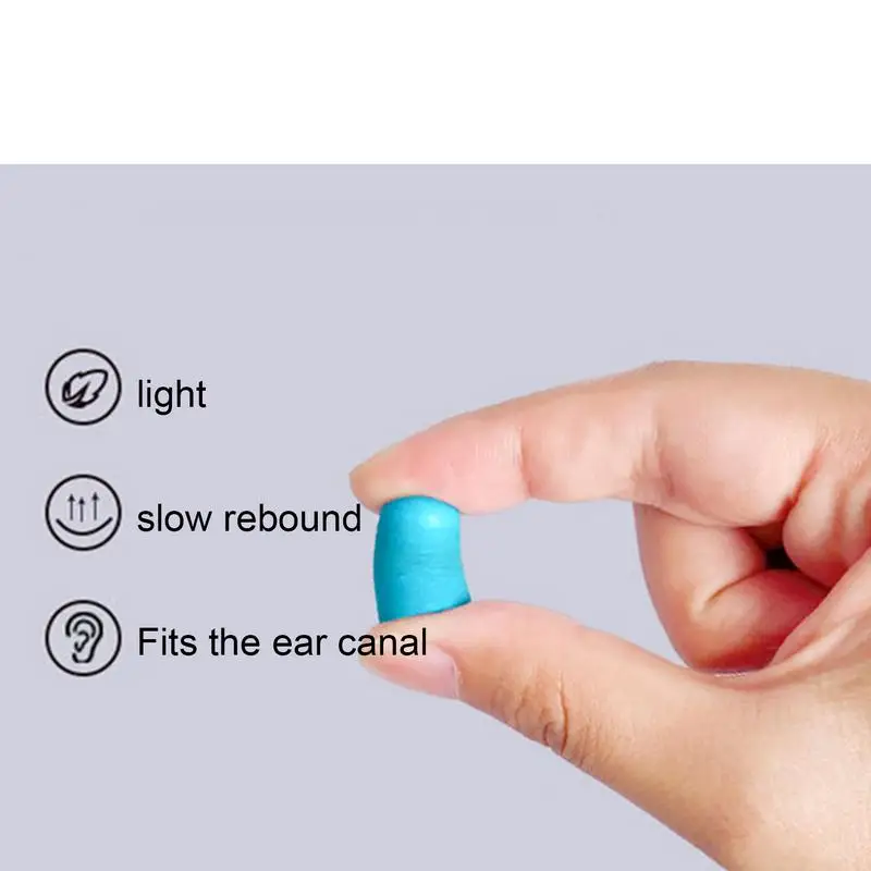سدادات الأذن لإلغاء الضوضاء للنوم ، فائقة النعومة ، تقليل الضوضاء ، قابلة لإعادة الاستخدام ، عالية الدقة ، حماية السمع