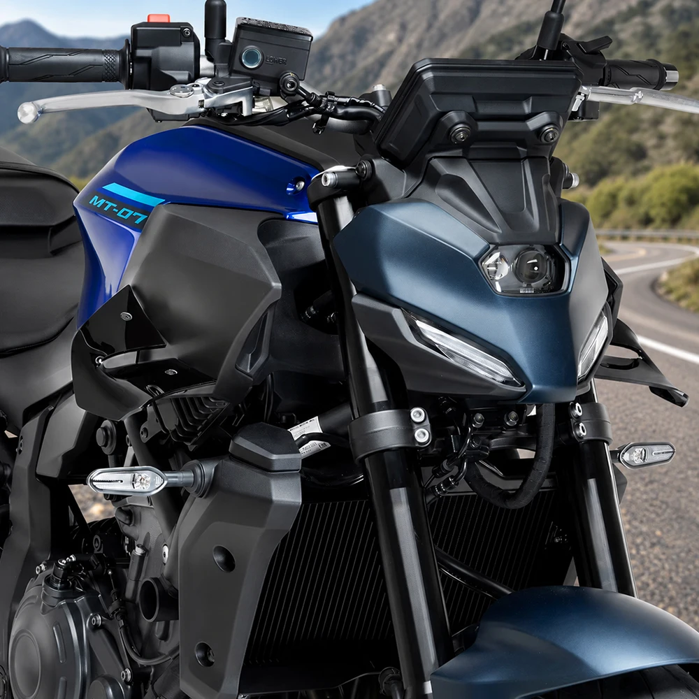 For Yamaha MT-07 MT07 MT 07 2025 2026 Motorcycle Front Spoiler Winglet Aerodynamic Side Wind Deflector Fairing Wing Accessories - view 5