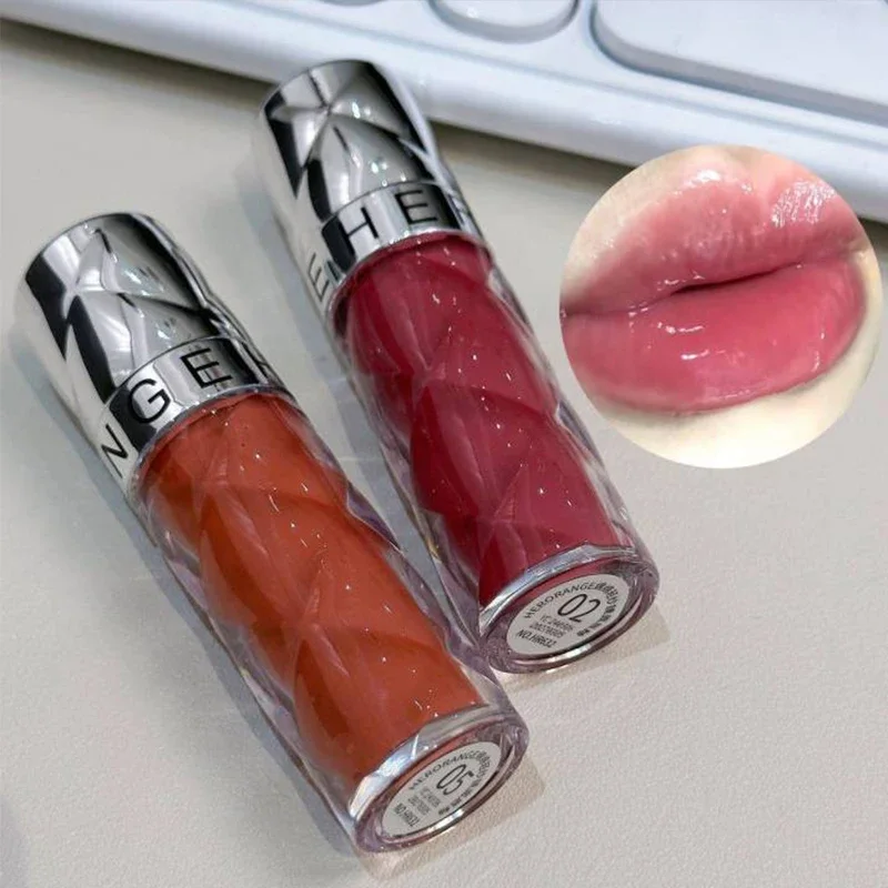 6 Color Pearlescent Lip Gloss Shine Glitter Lip Gloss Long Lasting Waterproof Diamond Lip Gloss Women Korea Makeup Cosmetics