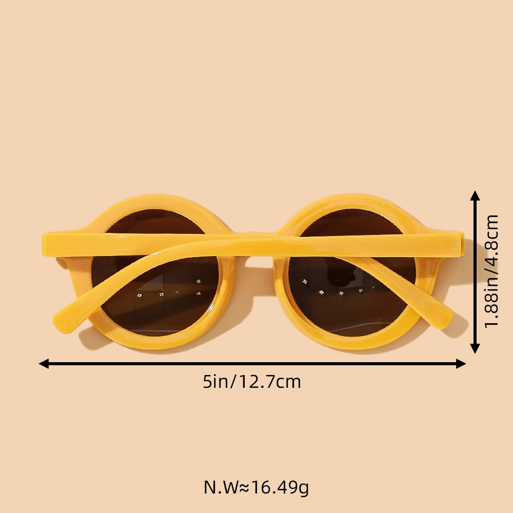 2Pcs/Set Fashion Sunglasses Sunshade Sunglasses UV Protection Solid Nylon Headband Set For Girls Kids Headdress Hair Accessories