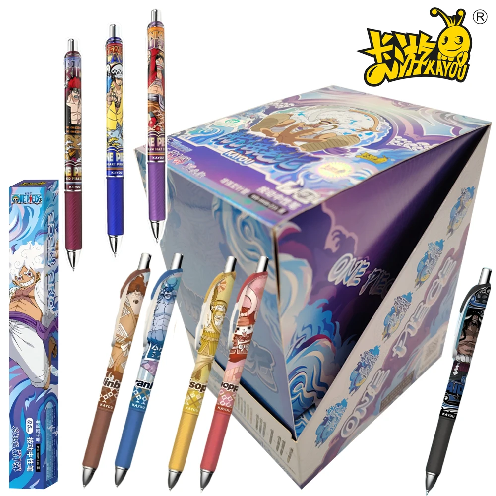 KAYOU – boîte aveugle de papeterie une pièce authentique, stylos à Gel d'écriture sur le thème de l'anime, jouets créatifs, cadeaux de vacances pour élèves du primaire, nouvelle collection