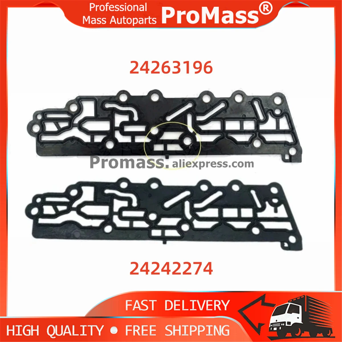 New 24242274 24263196 6T40 6T45 TCU Filter Gasket 6T40E 6T45E Control Valve Solenoid Gasket for Buick Opel Chevolet Saab