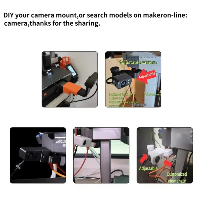 

2025 Новая универсальная -камера принтера для -камера для 3/K3C/K3M/K3MC Быстрая установка