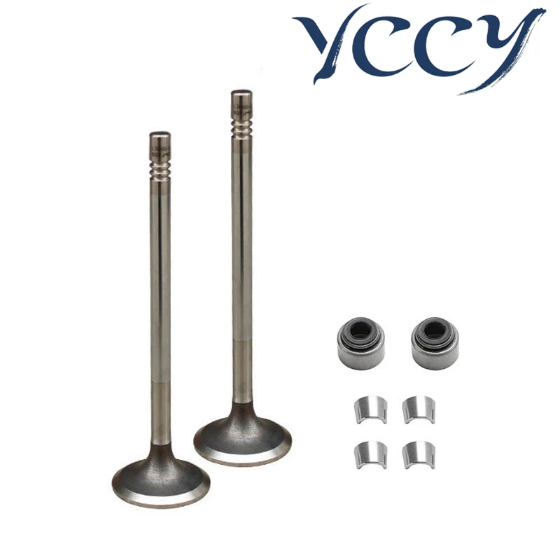 

Motorcycle Accessory Engine Exhaust Valves Inlet Intake Stem Kit oil seal For YAMAHA YFZ-R15 V1.0 V2.0 LC135 Scooter Moto parts