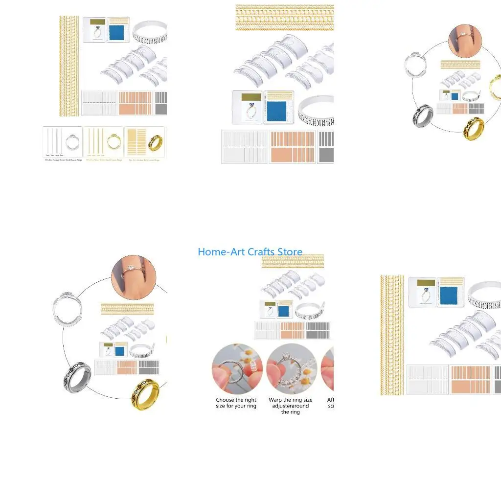 Y3NA 71Pcs Rings Size Adjuster Rings Guard Clip Invisible Tightener Rings for Women