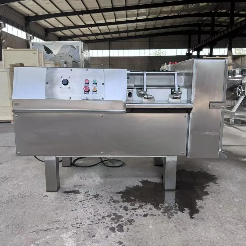 Commercial High-Quality Shredded Cube Diced Meat Dicing Machine