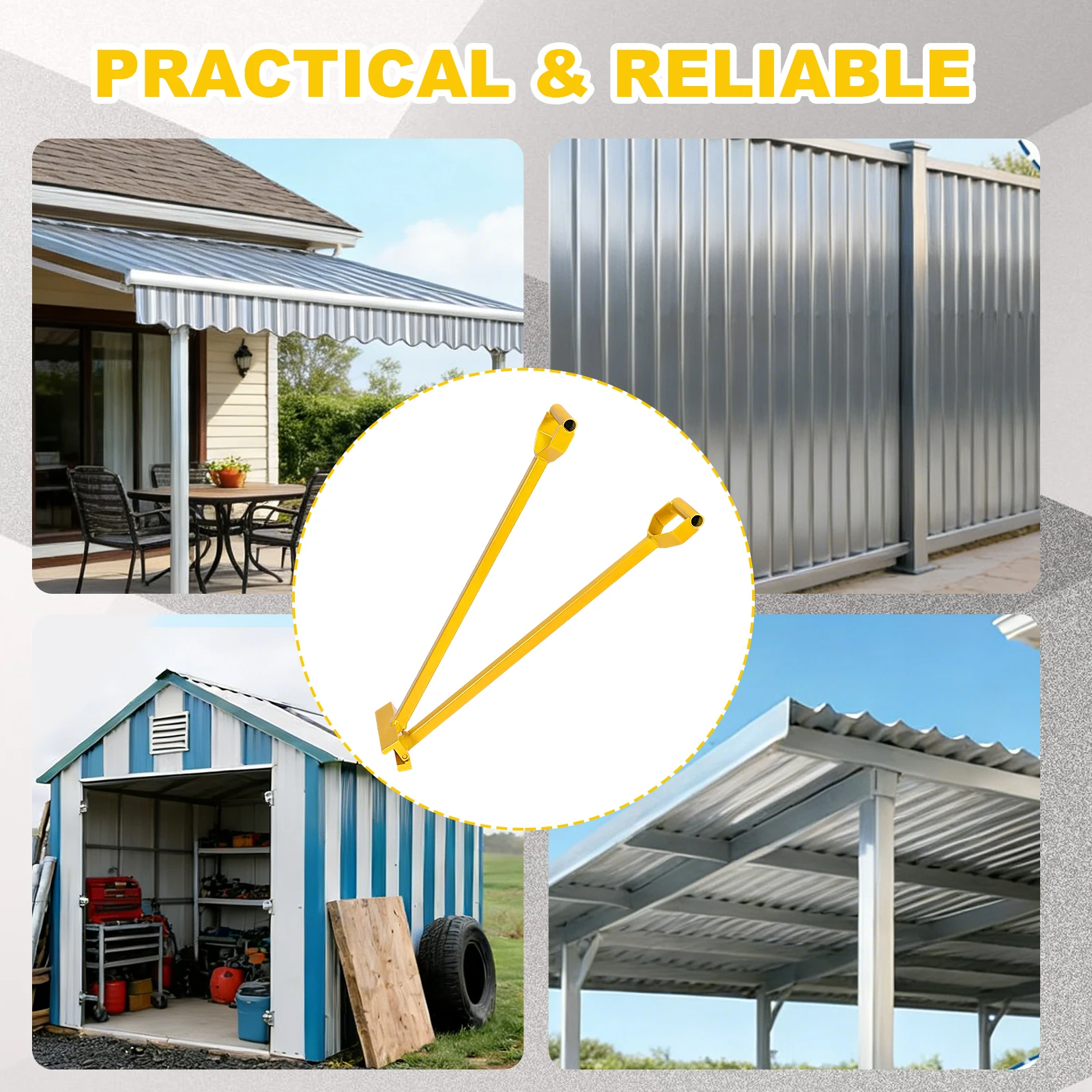 

Ручной фальцезакаточный станок 2-в-1 для кровли с фальцевой кровлей 90° ° &180 ° Механический замок двойного сложения с шириной захвата 6 дюймов, разработанный для кровельщиков