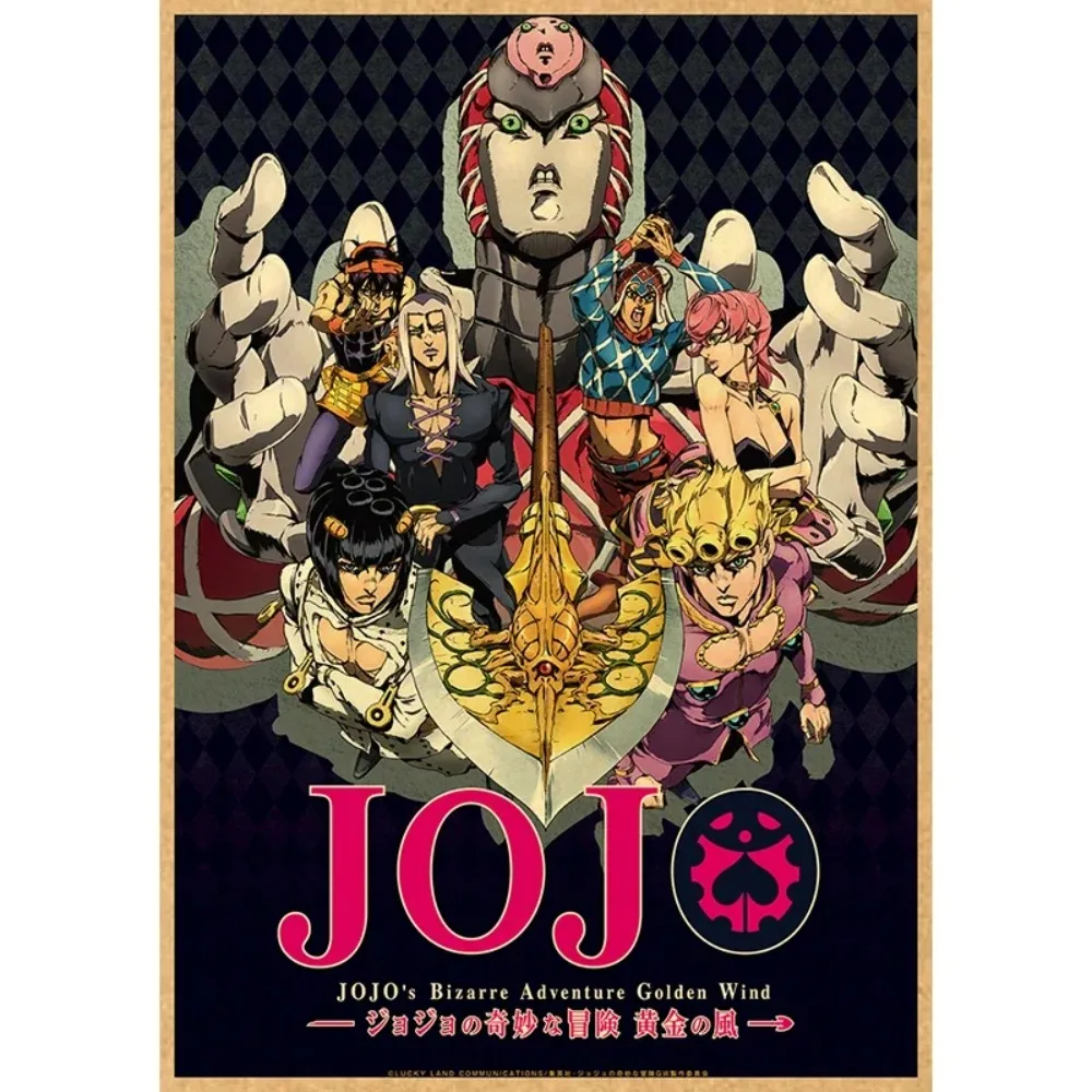 Hot Japan Anime JOJO Bizarre Adventure Canvas Prints Poster Figure Kujo Jotaro Art Prints Home Decoration Art Poster Fans Gifts