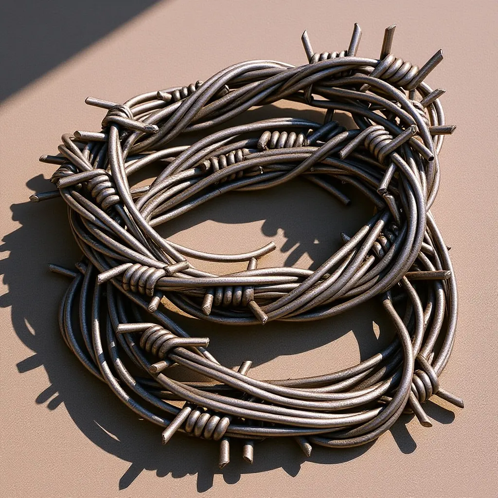 

2 шт. Имитация колючей проволоки для Хэллоуина, декоративная гирлянда для вечеринки, страшный реквизит для дома с привидениями, проволочная гирлянда