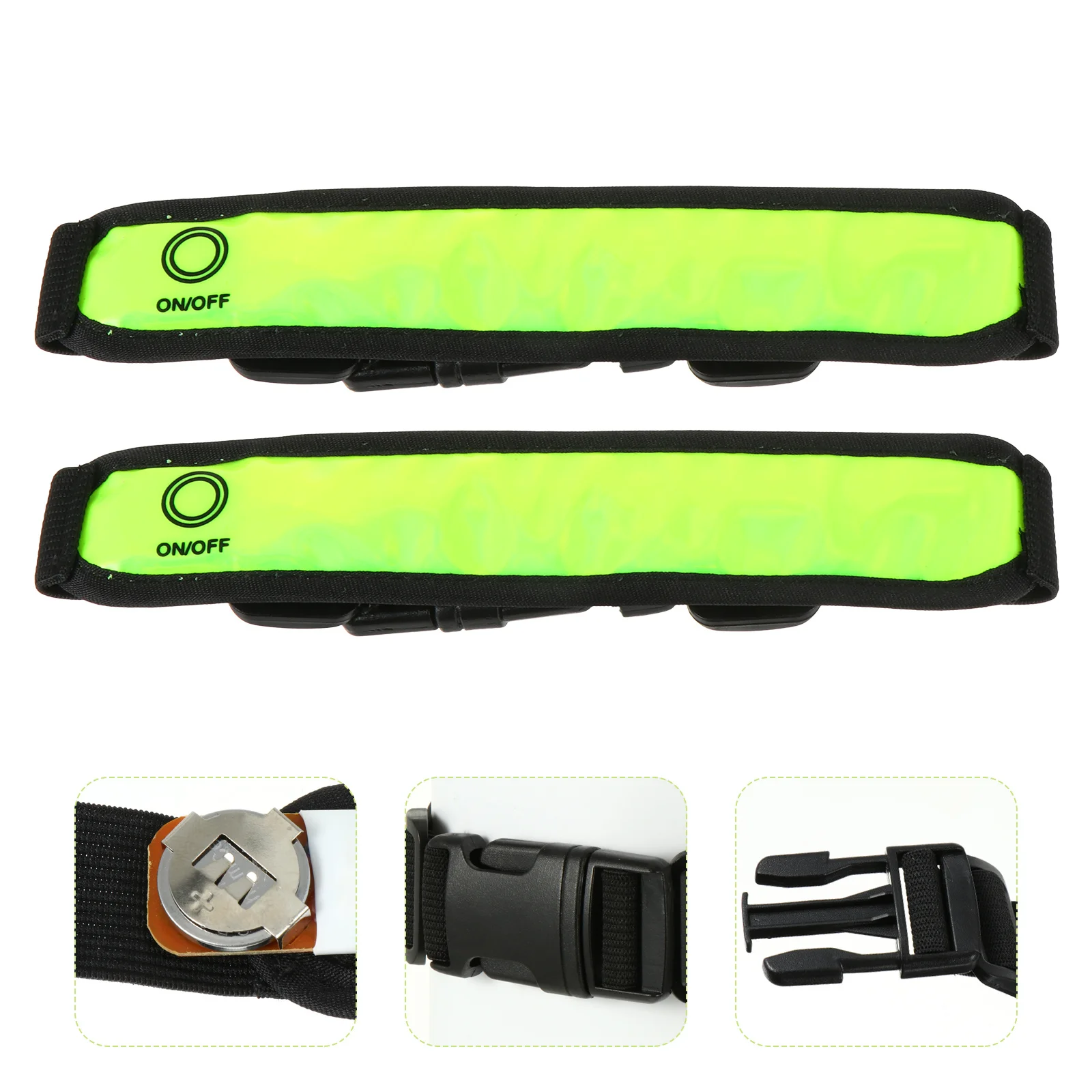 

2 Pcs Wristbands Reflective Tool Reflector Belt Device Safety Night Fittings Accessory