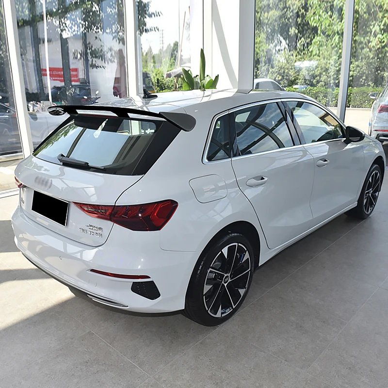 

New Adjustable Carbon Fiber Accessories Auto Styling Material Rear Trunk Spoiler Car Rear Boot Lip Wing For Audi A3 2008-2022