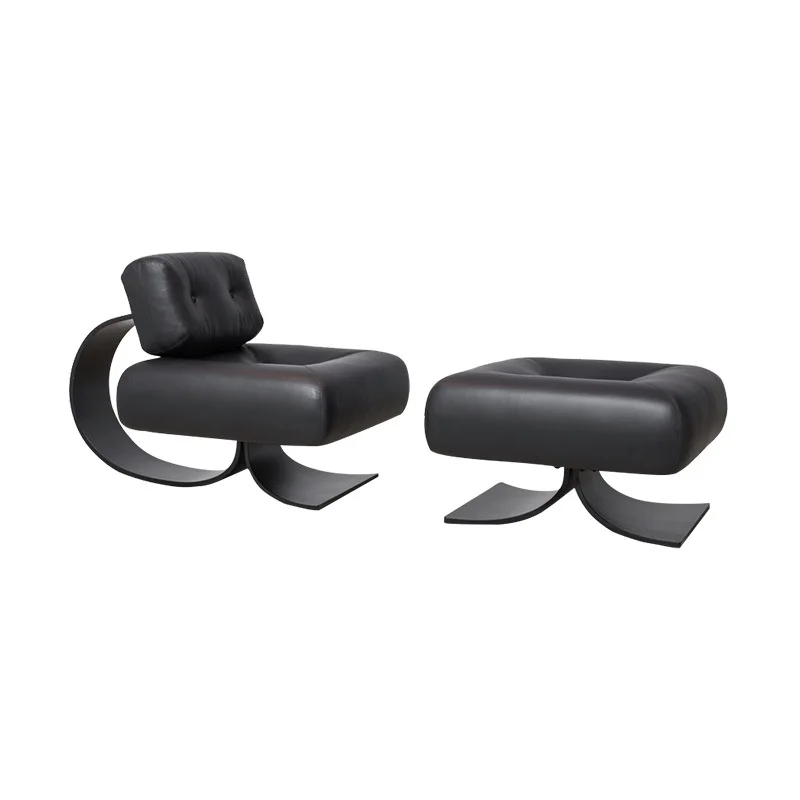 

Modern luxury design living room furniture lounge chair leather sofa