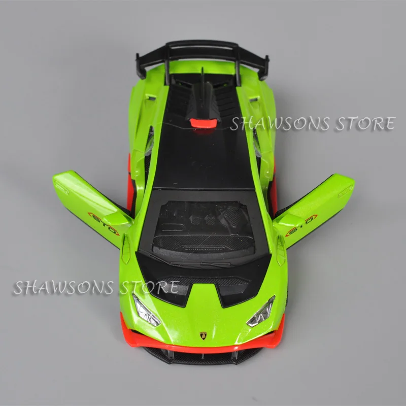 1:40 Scale Diecast Model Car Toys Lamborghini Huracan STO Pull Back Miniature Replica