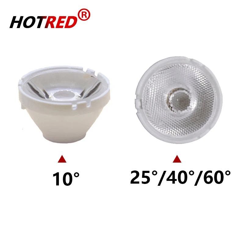 1pcs XLM LED LED HP50 LED 5050 L2 Lens 21mm 32mm 5 Degree White Holder 10/25/45/60 degree LED LENS/Reflector Collimator