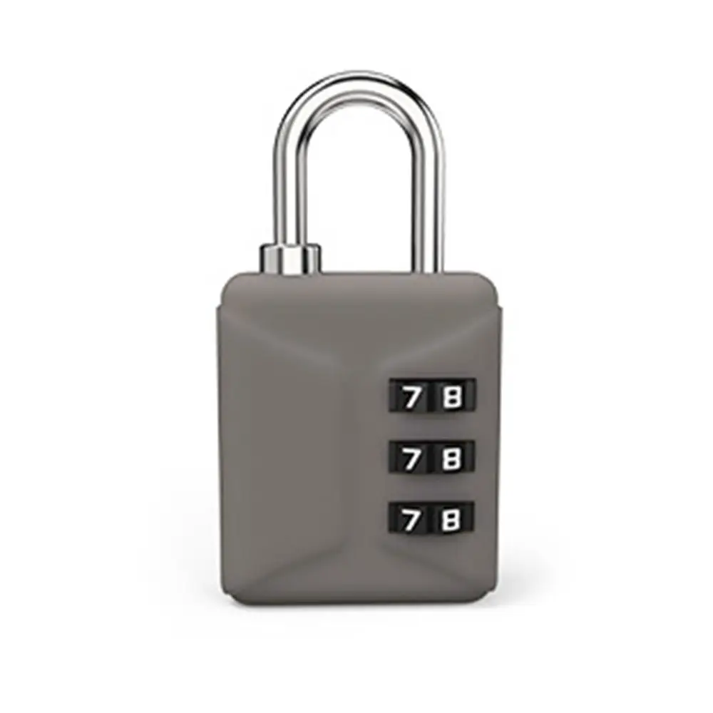 Portable Travel Combination Lock Password Lock Luggage Padlock Dormitory Cabinet  Lock Backpack Zipper Lock