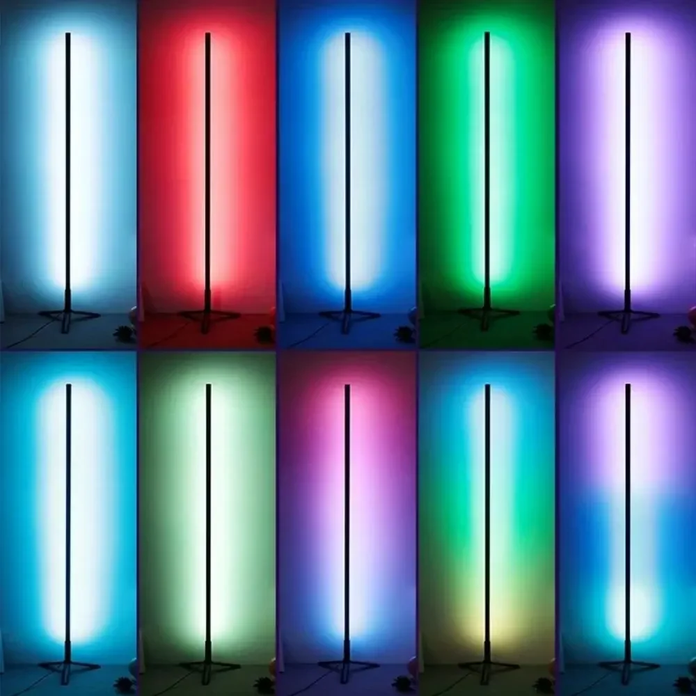 Iluminação de palco led lâmpada de assoalho iluminação interior rgb atmosfera inteligente lâmpada chão sala estar quarto luz canto luz da noite