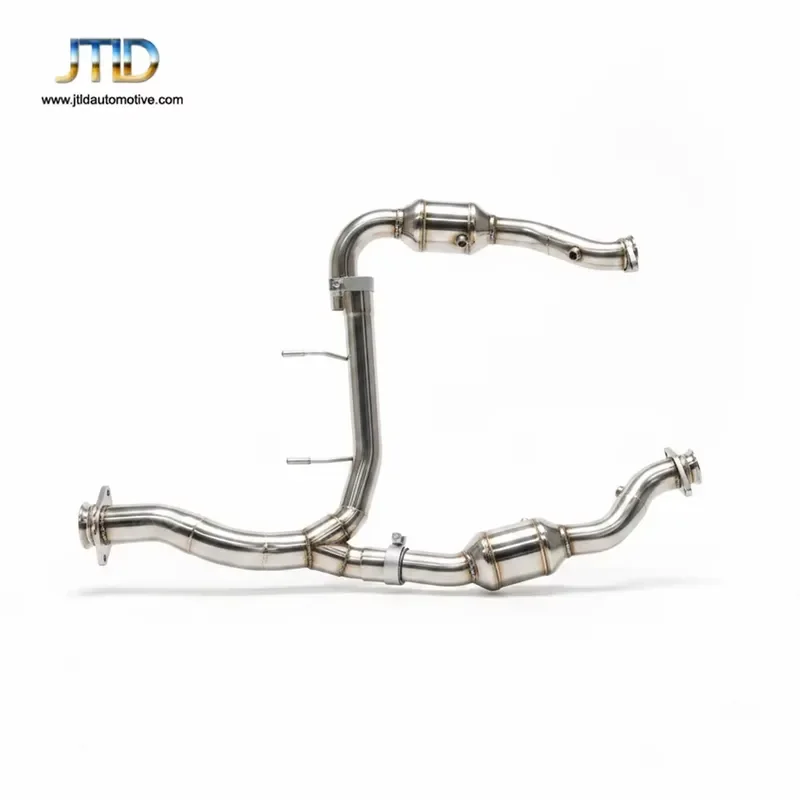 High Flow Performance Downpipe for Ford F-150 Raptor 3.5L EcoBoost 2017-2024 Off-Road Edition Turbo Exhaust Pipe Kit