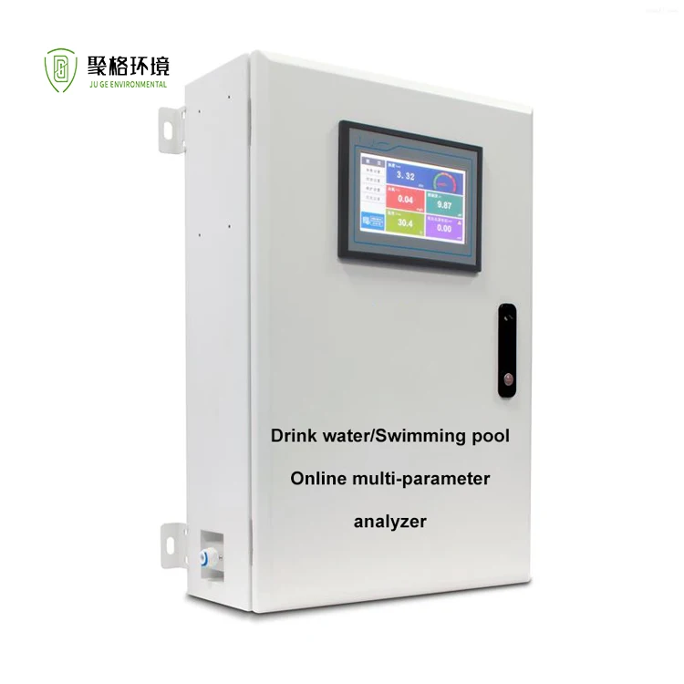 

Drinking Water Swimming Pool Quality Multi-parameter Online Monitoring System pH ORP EC TDS Salinity DO FCL Turbidity Analyzer