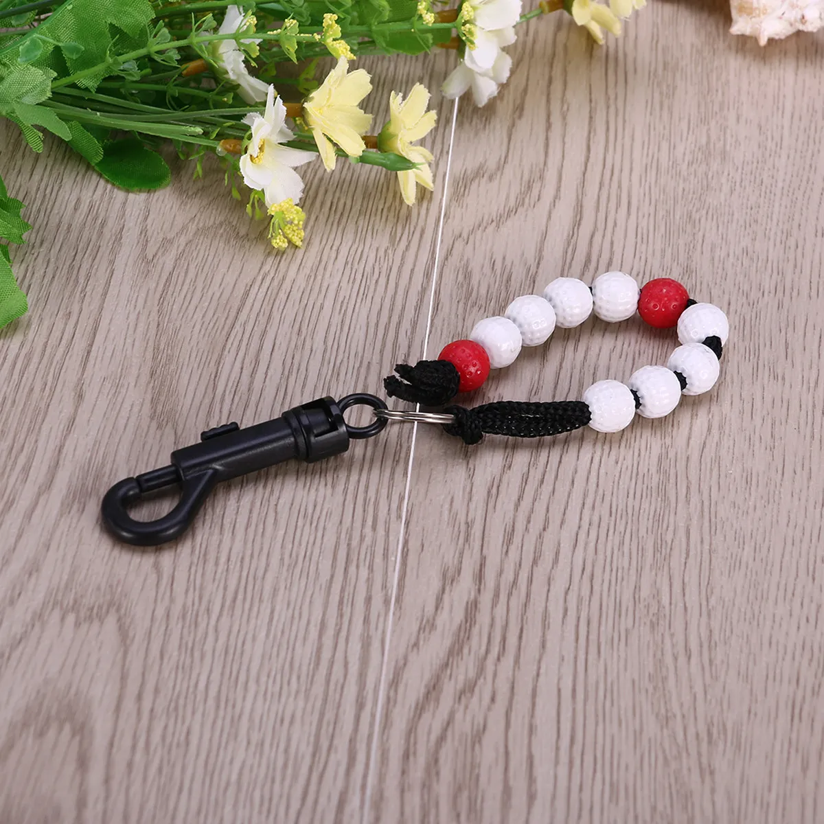 

Stroke Bead Score Counter Nylon Braid Easy Attach Clip White Green Beads Scoring Beads Counter Stroke Bead