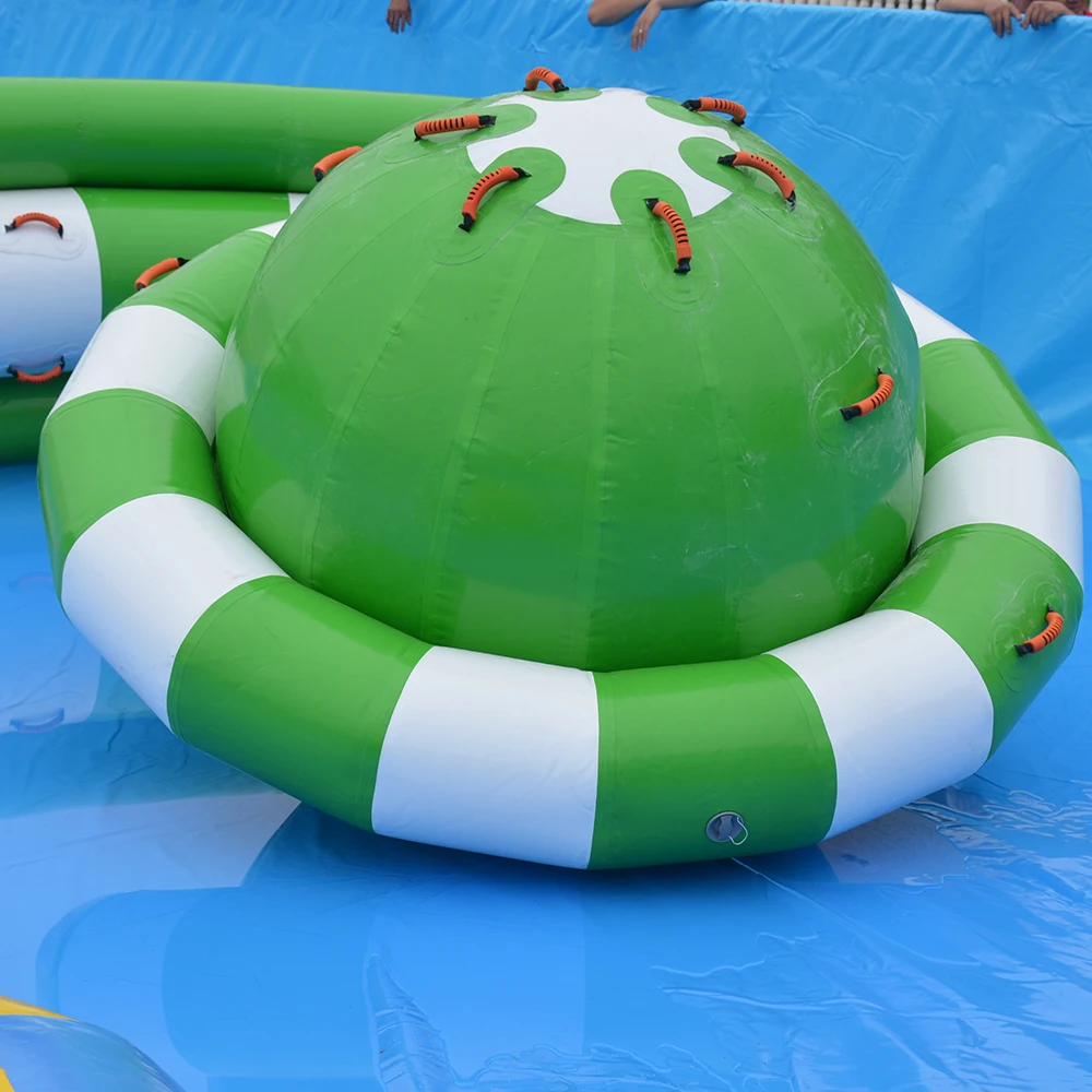 

PVC Inflatable Aqua Gyro / Water Gyro 360° Rotating Spinner Saturn for Pool & Water Parkpromote sales