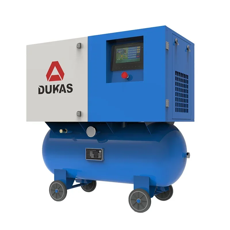 High efficiency and energy savin Single Phase Screw Air Compressor Silent den tal Air Compressor With Air Dryer