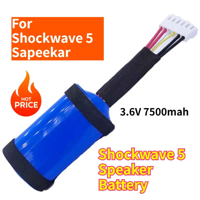 

3.6V 7500mah Lithium Shockwave 5 Speaker Battery for Shockwave 5 Sapeekar