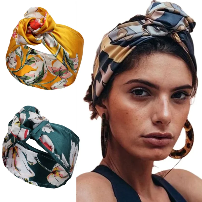 Fashion Hair Band Leopard Print Velvet With Flower Twist Tie Design Boho Chic Hair Accessory For Women Girls Daily Party Use