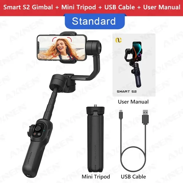 AOCHUAN Smart 2S 3-Axis Handhe - đánh giá và giá Handheld Stabilizer Gimbal