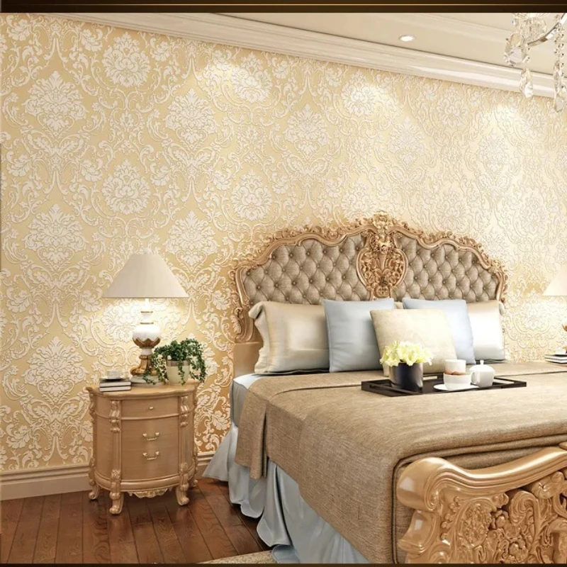 

Европейские флизелиновые обои, 3D самоклеящиеся обои для уютной гостиной, спальни, наклейки на стену для ТВ-зоны, декор для дома