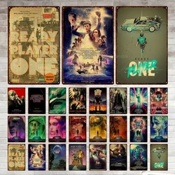 Ready Player One Retro Movie Tin Sign Poster Bar Home Decoration Metal Sign Plaque Decoration Wall Art Decor For Decorating