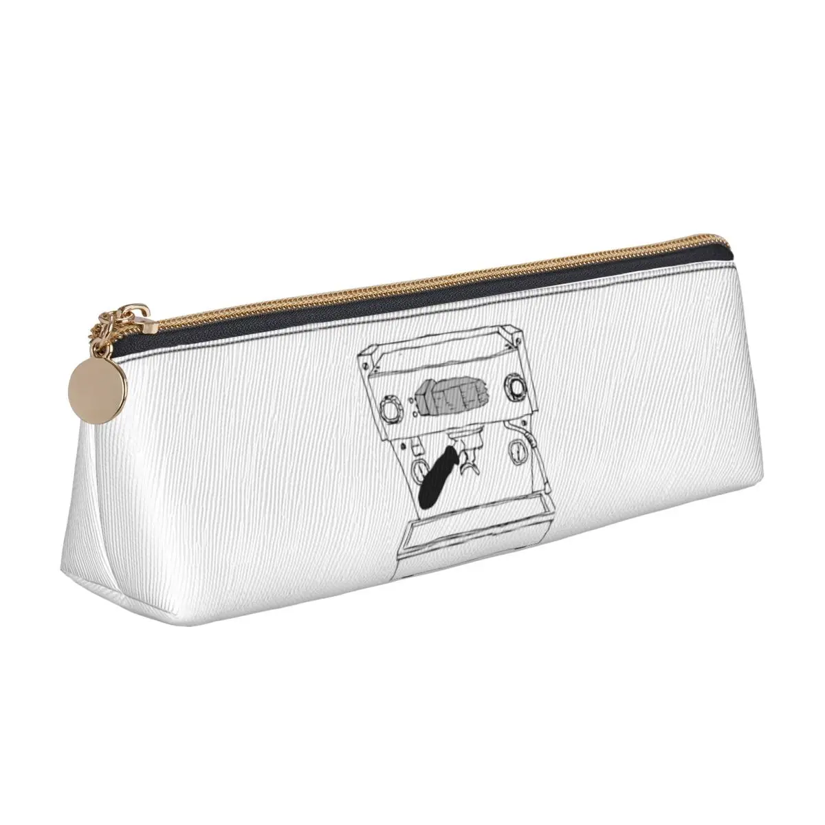 La Marzocco Brand Coffee Machine Pencil Case for Kids Gifts Big Capacity Pen Box Pencil Bag Stationery Supplies Pen Holder Bag
