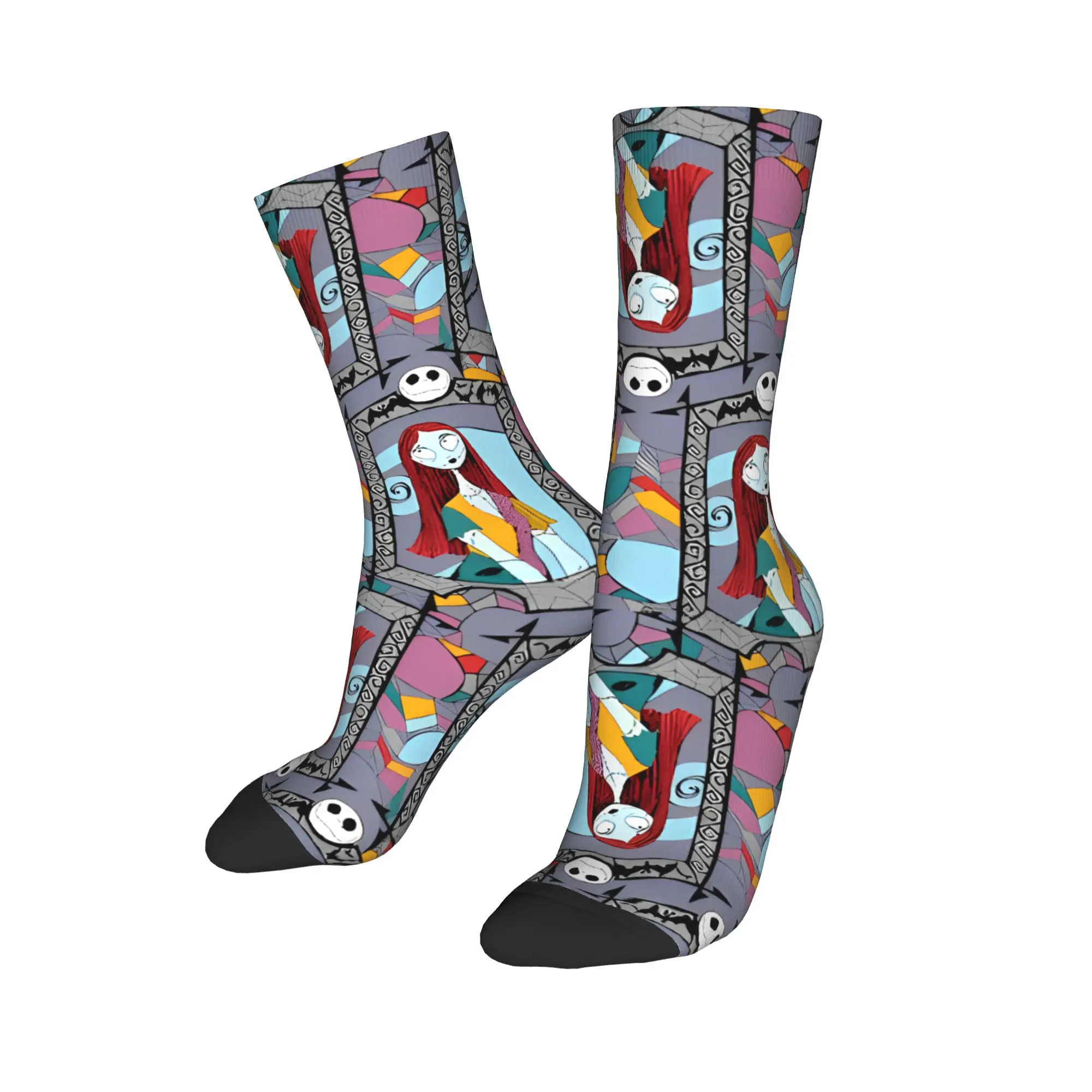 

Movie The Nightmare Before Christmas Socks Men's Women's Polyester Socks Spring Summer Autumn Winter Middle Tube Stockings Gift