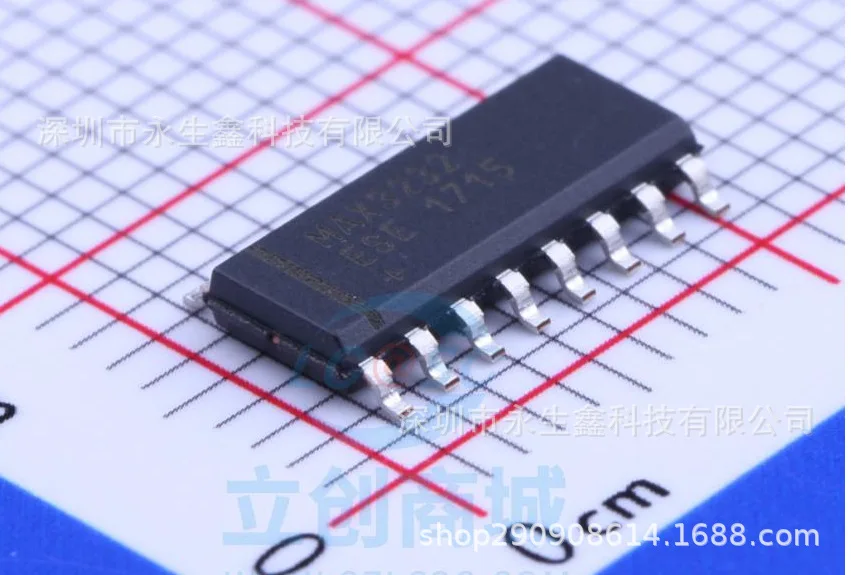 MAX3232CSE SOP-16 MAX3232ESE RS232 10PCS