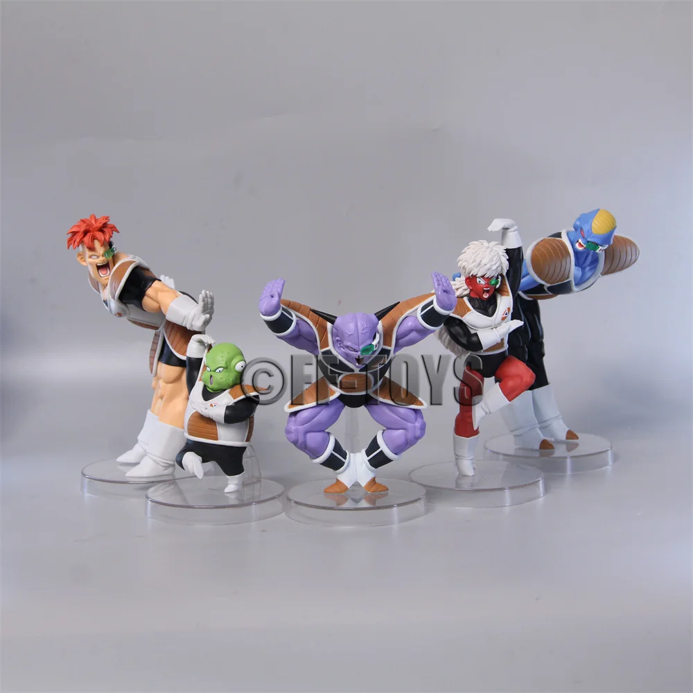 Anime Dragon Ball Z Ginyu Force Figure Jeice Ginyu Guldo Recoom Burter Figurine PVC Action Figures Collection Model Toys Gifts