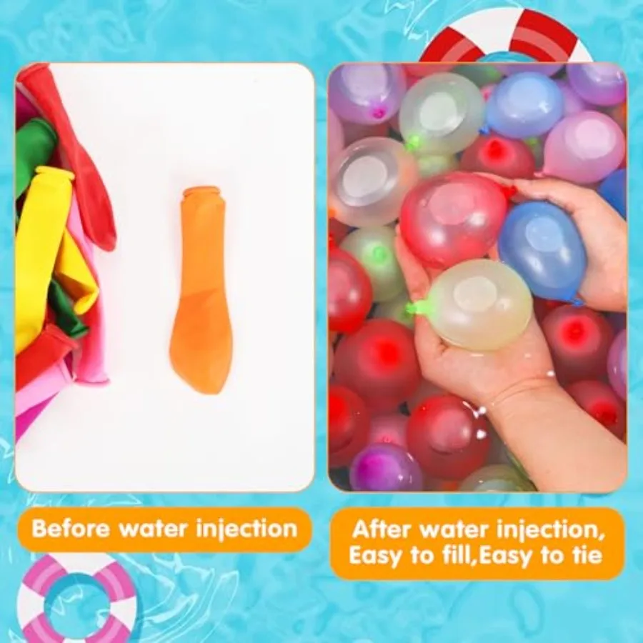 500PCS Water Balloons Bulk without Refill Kits Small Water Balloons for Summer Splash Fun Party Air Balloons for Wedding Birthd - view 5