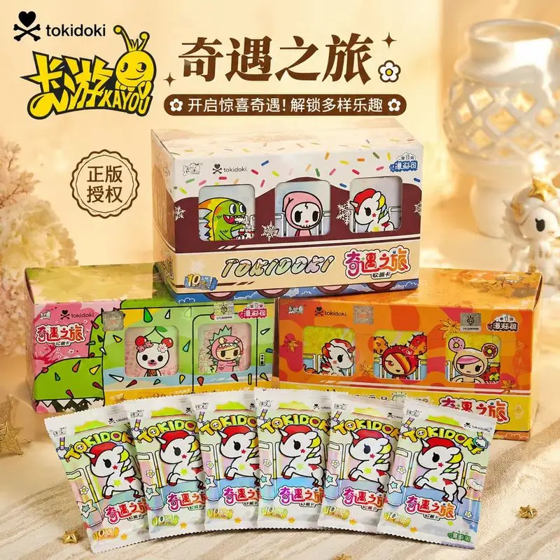 Kayou Genuine Tokidoki Unicorn Adventure Journey Series Cards Vol 1 Wandering Pack Anime Collection Cards Collectible Toy Gifts