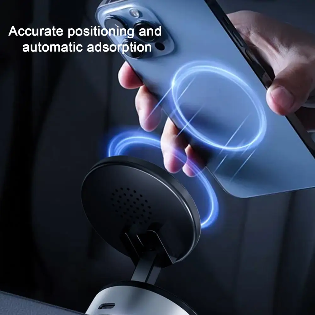 Soporte para teléfono con succión al vacío, soporte para teléfono de coche de aleación de Zinc, soporte eléctrico para teléfono de coche con succión al vacío con rotación de 360 grados para coche