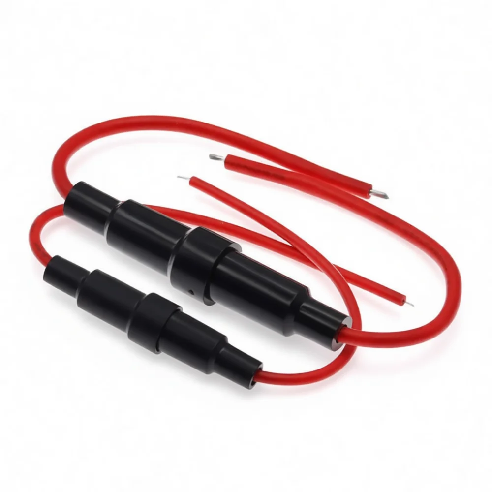 For TLZWLA Inline Fuse Holder 5x20mm 6x30mm Glass Tube Car Auto Electrical Circuit Protection Connector With Copper Wire Spring