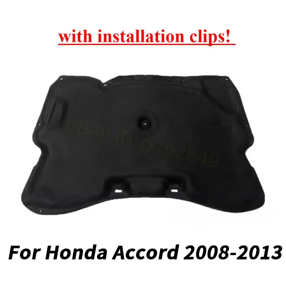 For Honda Accord 2008-13 Cotton Car Hood Engine Sound Insulation Pad Heat Shield