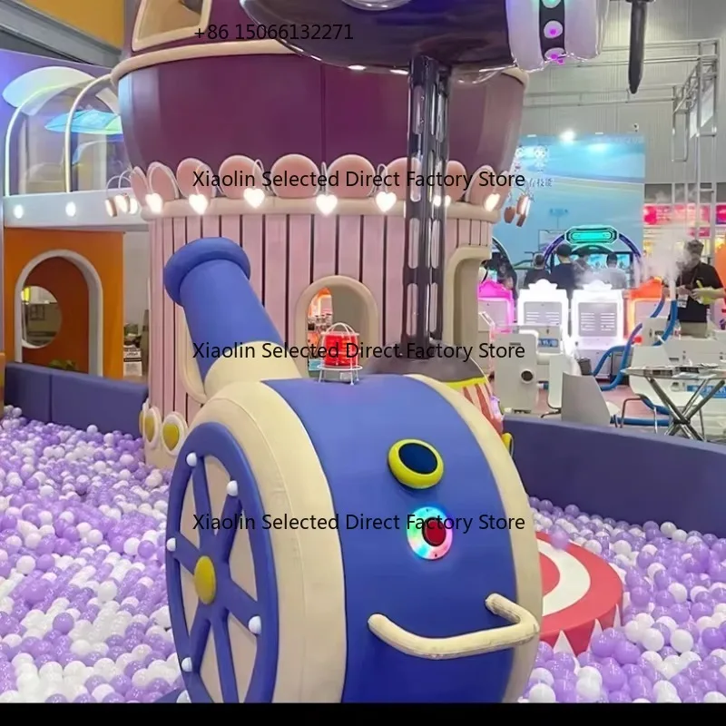 A Popular Interactive CE Approved Rotating Soft Shell Shooting Game for Children in Amusement Parks