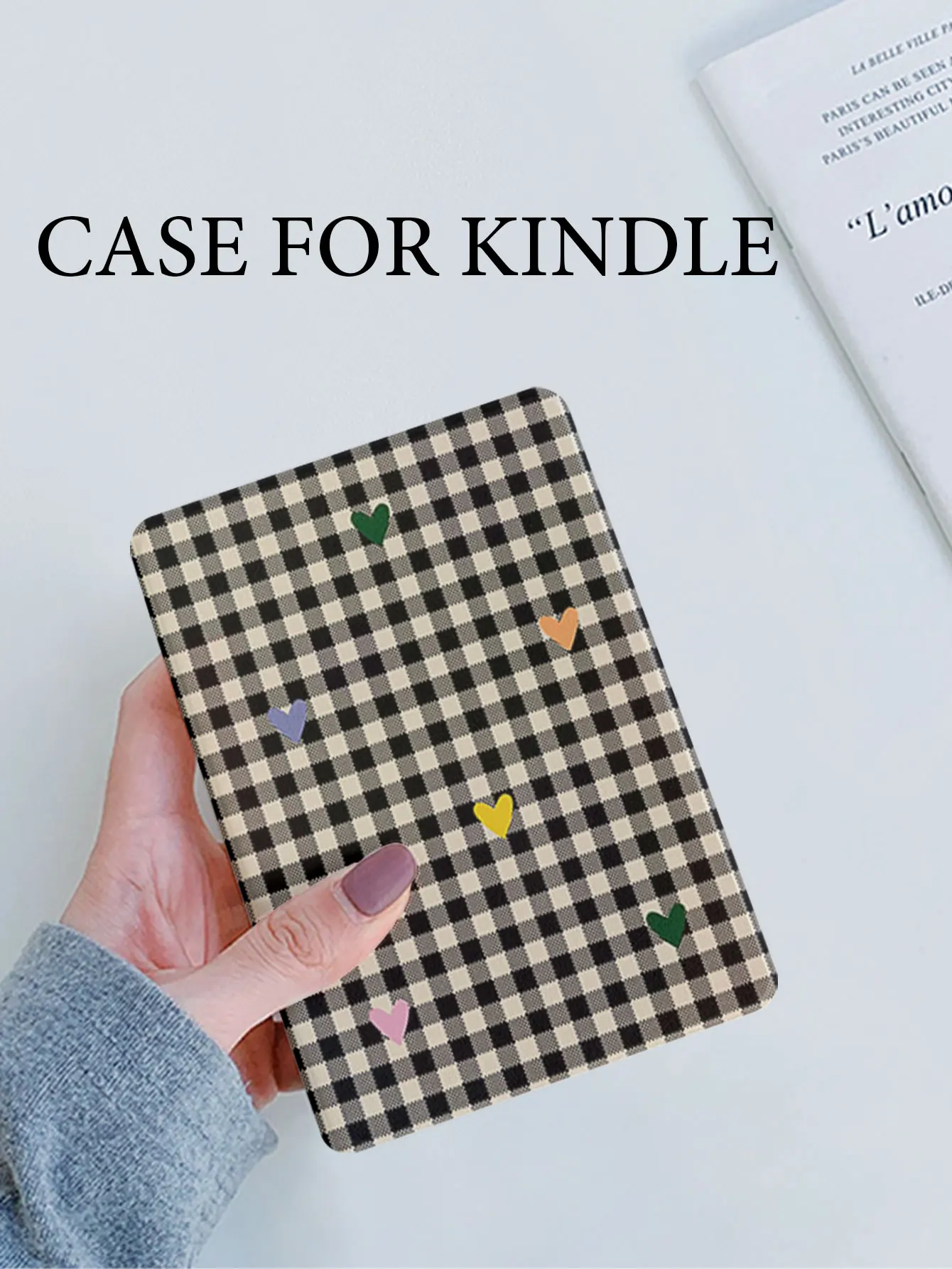kindle case Silicone soft shell wrapped around edges for anti fall protection paperwhite  2024 2022 basic