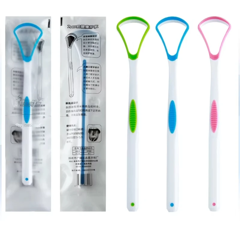 

Tongue Scraper Cleaner - Stainless Steel Bad Breath Remover, Oral Hygiene Tool for Fresh Breath, Easy to Clean & Reusable