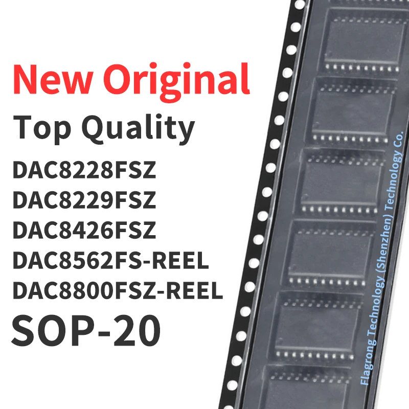 

1 PieceDAC8228FSZ DAC8229FSZ DAC8426FSZ DAC8562FS-REEL DAC8800FSZ-REEL SOP-20 Chip IC New Original