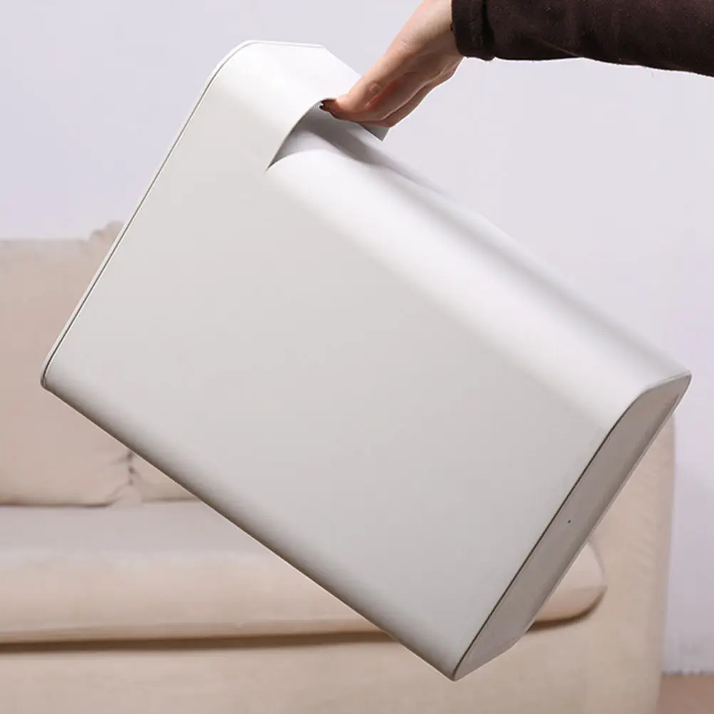 

Премиум-мусорное ведро с нажимной крышкой, из полипропилена, ударопрочное, безопасное, с закругленными краями, простое в использовании, для дома и офиса