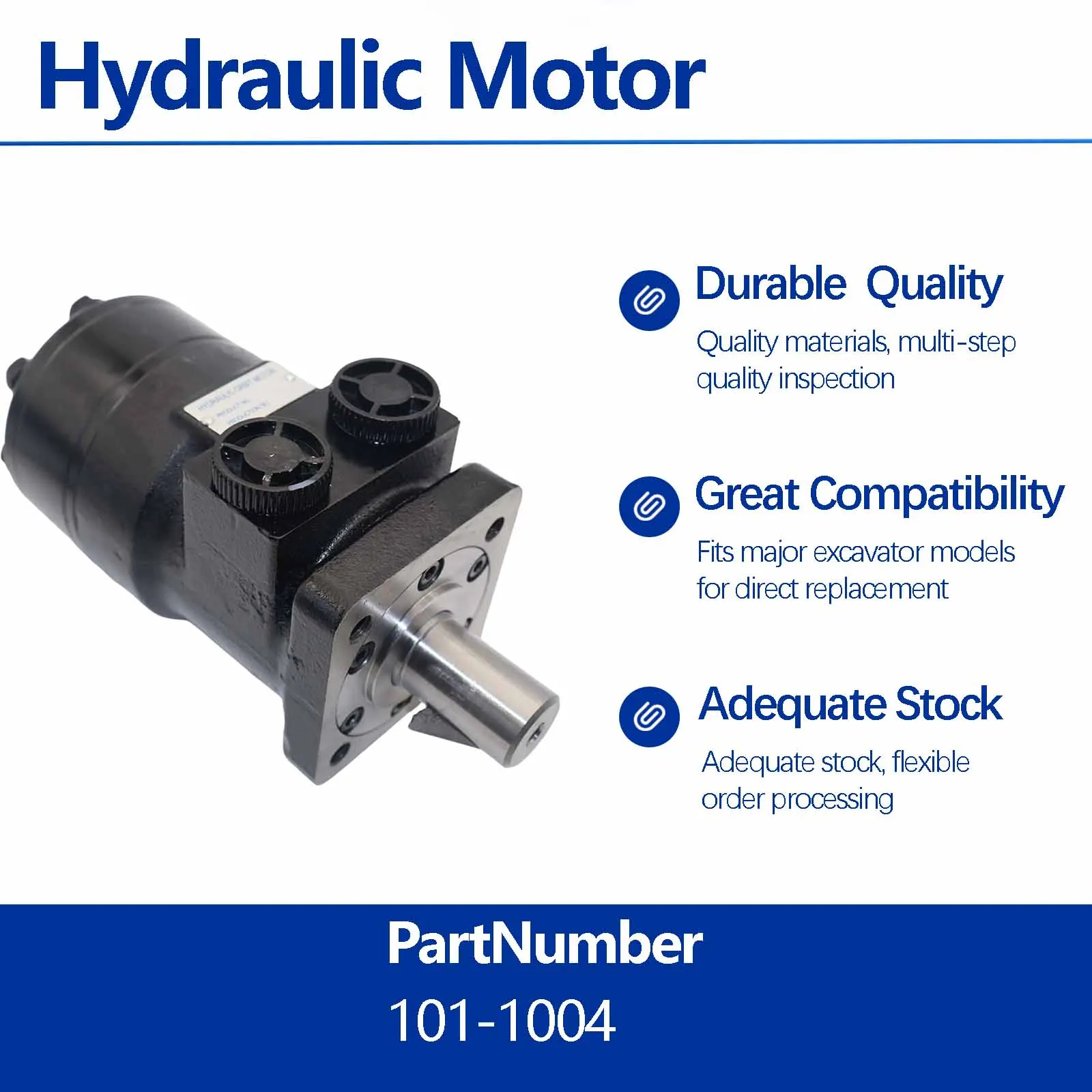 Hydraulic Motor 101-1004 For Eaton Char-Lynn H Series