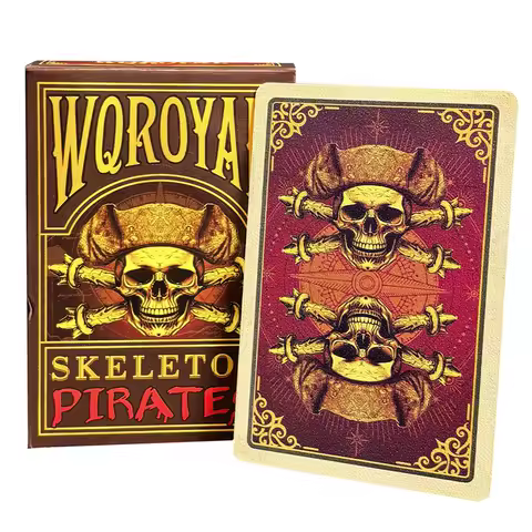 Pirate Series Playing Cards Waterproof Frosted Poker Cards Vintage Deck of Cards for Entertainment, Collections and Gift Giving