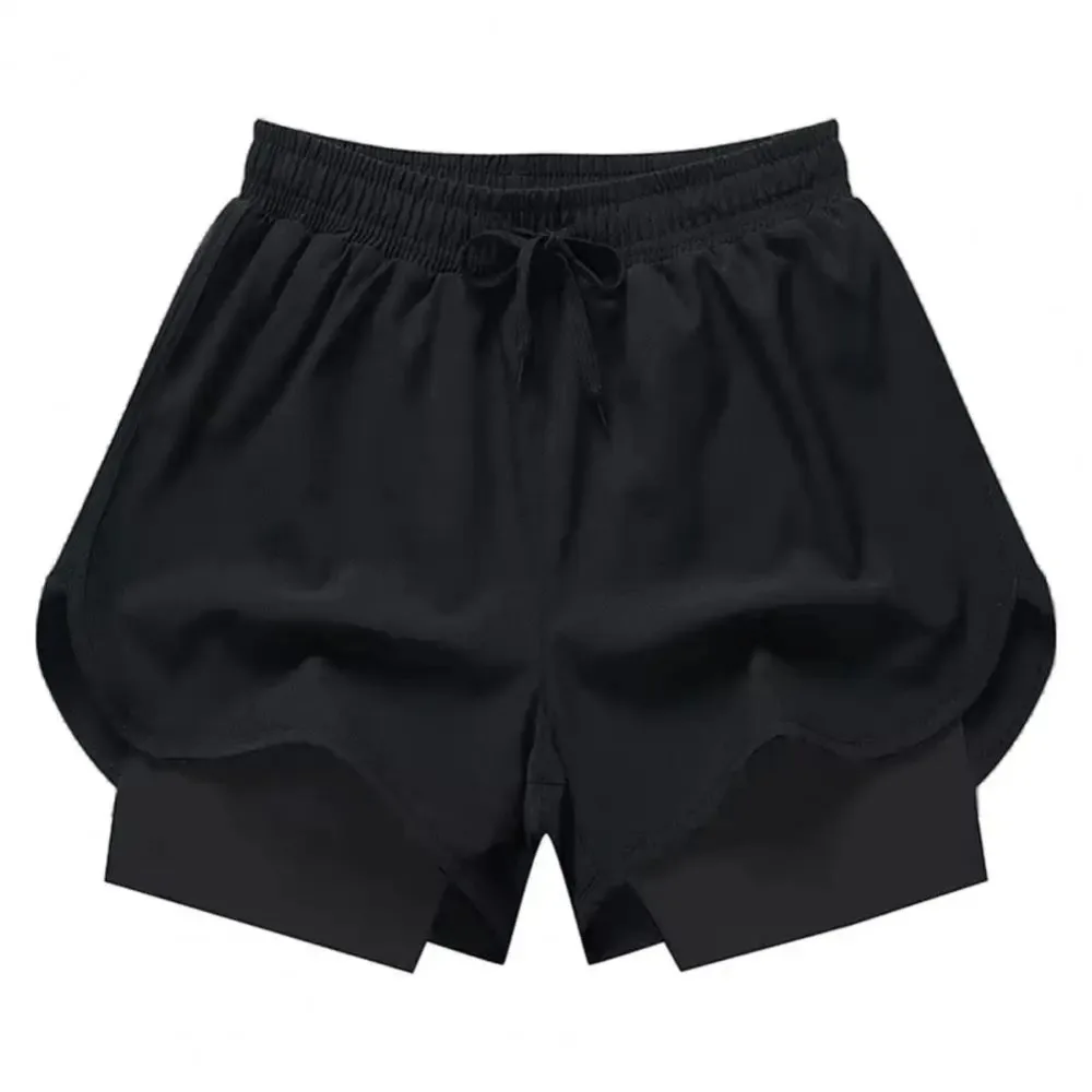 

2 in 1 Men Running Pants Quick Dry Breathable Anti-Exposure Men's Jogging Shorts Workout Loose Casual Basketball Shorts Men