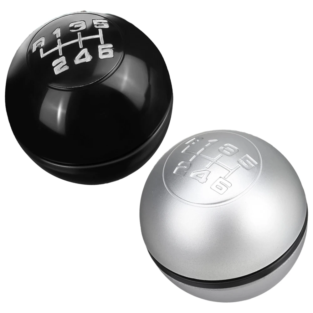 

Black or Silver 6-Speed Gear Shift Knob Shifter For Alfa Romeo Giulietta 2010-2018 50294565, 55346345